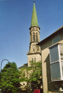 Foto der Christuskirche in Freiburg