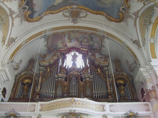 Foto der Orgel in St. Peter und Paul in Freising