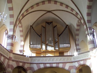 Foto der Orgel in St. Paul in Frth