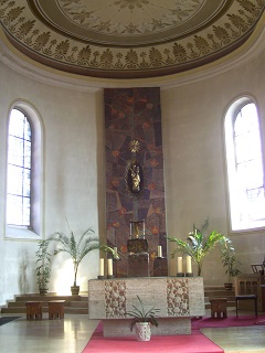 Foto vom Altar in Unsere Liebe Frau in Fürth