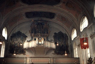 Foto der Orgel in St. Martin in Garmisch-Partenkirchen