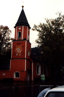 Foto vom Altar in St. Sebastian in Garmisch-Partenkirchen