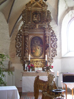 Foto vom Altar in der Auferstehungskirche in Görlitz