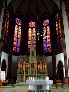 Foto vom Altar im Dom St. Jakobus in görlitz