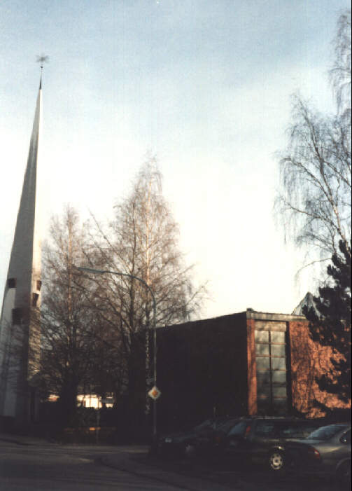 Foto der Christuskirche in Burgau