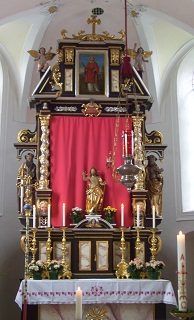 Foto vom Altar in St. Stephan in Limbach