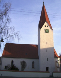 Foto der Ambrosiuskirche in Riedheim