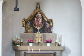 Foto vom Muttergottesaltar in St. Otto in Ottobrunn