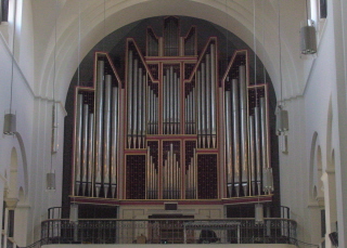 Foto der Orgel im Mariendom in Hamburg