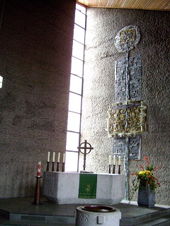 Foto vom Altarraum in St. Michael in Hammelburg