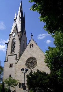 Foto der Friedenskirche in Hanau