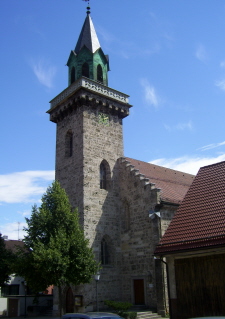 Foto der evang. Kirche Mergelstetten