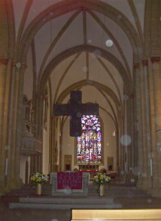 Foto vom Altarraum der Münsterkirche in Herford