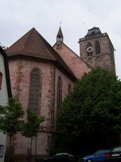 Foto der evang. Stadtkirche in Bad Hersfeld