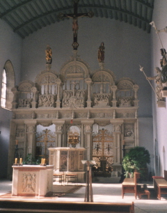 Foto vom Antoniusaltar im Dom Mariä Himmelfahrt in Hildesheim