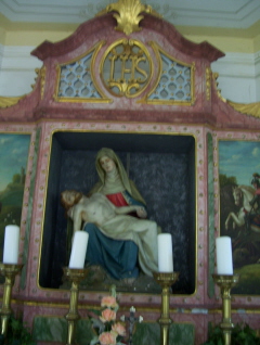 Foto vom Altar in der Kapelle in #Bliensbach