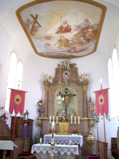 Foto vom Altar in St. Stephan in Altenbaindt