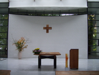 Foto vom Altar der Erlöserkirche in Immenstadt
