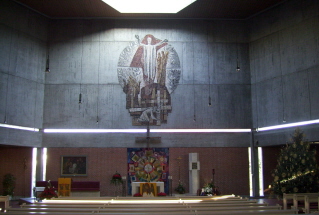 Foto vom Altarraum in St. Martin (neu) in Ingolstadt