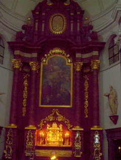 Foto vom Altar der Jesuitenkirche in Innsbruck