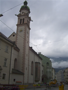Foto der Servitenkirche in Innsbruck