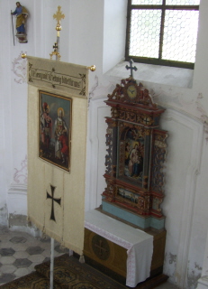 Foto vom Seitenaltar in der St. Elisabethkirche in Sterzing