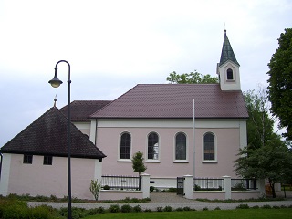 Foto der Christuskirche in Karlshuld