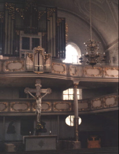 Foto vom Altar der Dreifaltigkeitskirche in Kaufbeuren