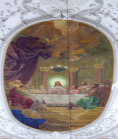 Foto vom Völkl-Fresko in St. Dionysius in Oberbeuren