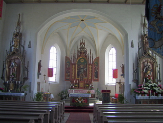 Foto vom Altar in St. Michael in Krugzell