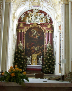 Foto vom Hochaltar in St. Lorenz in Kempten