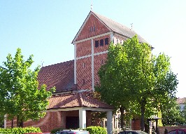 Foto der Friedenskirche in Kitzingen