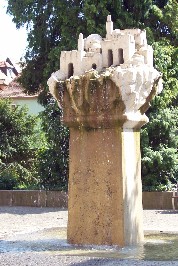 Foto vom Jerusalembrunnen in Kitzingen