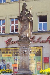 Foto vom Kiliansbrunnen in Kitzingen