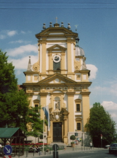 Foto der Stadtkirche in Kitzingen
