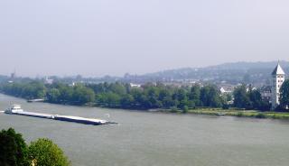 Blick auf die Mosel bei Koblenz