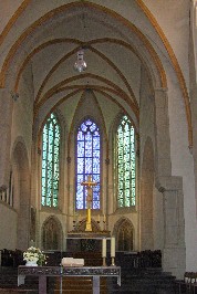 Foto vom altar der Florinskirche in Koblenz