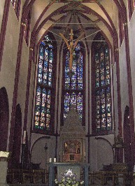 Foto vom Altar der Liebfrauenkirche in Koblenz