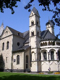 Foto vom Chor von St. Kastor in Koblenz