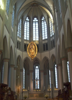 Foto vom Altarraum im Altenberger Dom