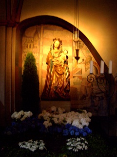 Foto der Muttergottes in St. Maria Lyskirchen in Köln