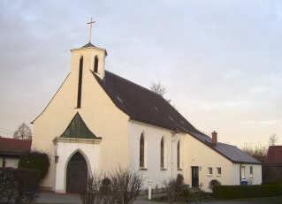 Foto der Evangeliumskirche in Krumbach