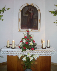 Foto vom Altar in St. Antonius von Padua in Binnenbach