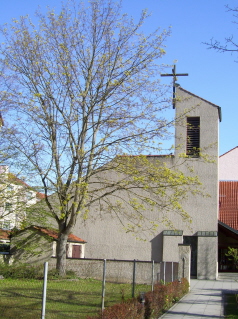 Foto der evang. Kirche in Friedberg