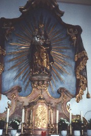 Foto vom Altar in Maria Elend