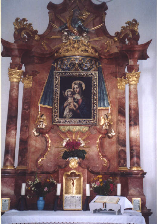 Foto vom Altar der Wallfahrtskirche Mariazell