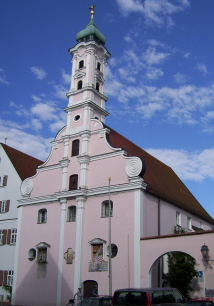Foto der Spitalkirche in Aichach