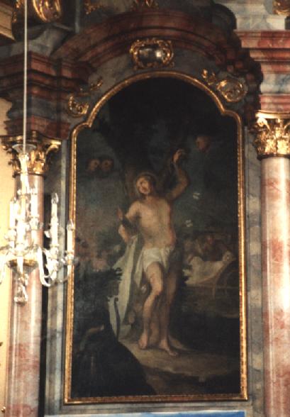 Foto vom rechten Seitenaltar in St. Ulrich und Afra in Todtenweis