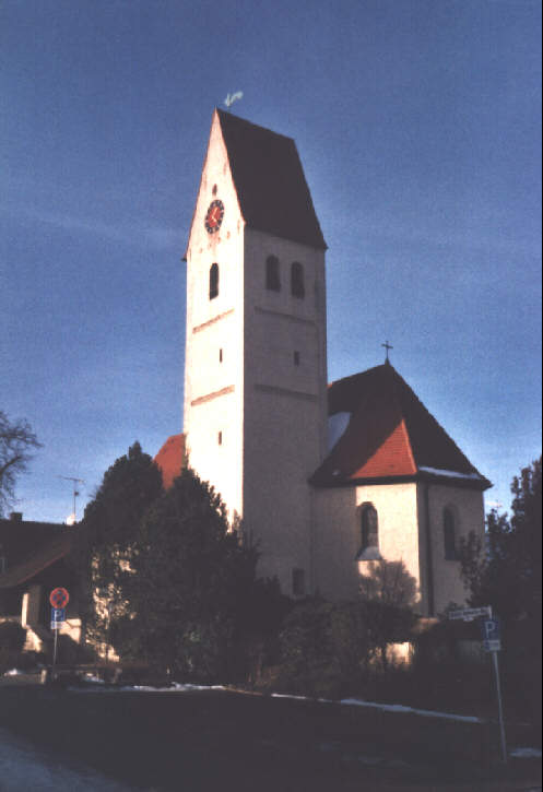 Foto der Bekenntniskirche in Gersthofen