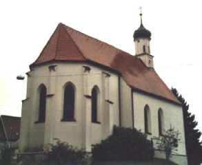 Foto der Wolfgangs- und Wendelinskapelle in Bobingen